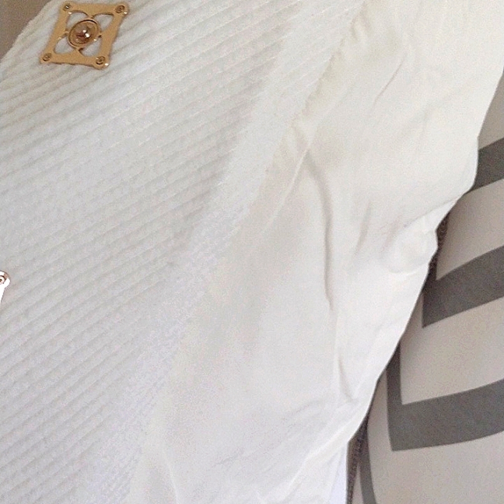 Chico's white corduroy coat - Picture 5 of 8